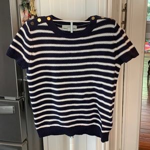 Loft striped all‎ cotton sweater. Maybe worn 1-2x